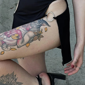 Cut Out Halter Dress