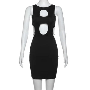 Cut Out Knit Dresses