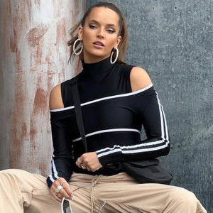 Cut Out Long Sleeve Bodysuit