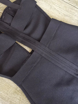 Cut Out Maxi Dress Black