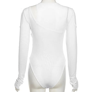 cut out mesh bodysuit