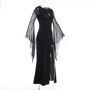 Cut Out Midi Dress Black