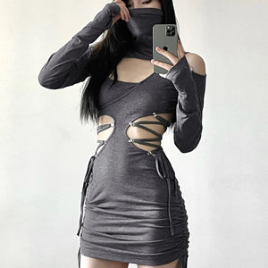 Cut Out Midi Dress