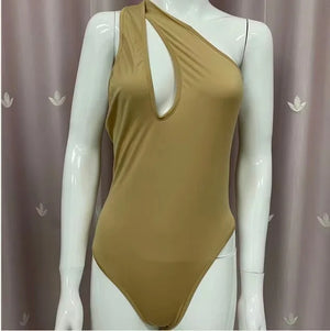 Cut Out One Shoulder Bodysuit