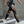 Cut Out PU Leather Pants