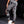 Cut Out PU Leather Pants