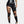 Cut Out PU Leather Pants