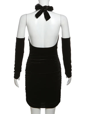 Cut Out Sleeve Dress