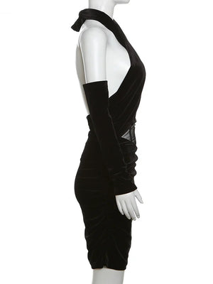 Cut Out Sleeve Dress