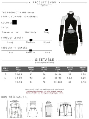 Cut Out Sleeve Dress