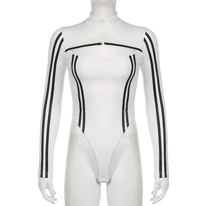 Cut Out Turtleneck Bodysuit