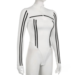 Cut Out Turtleneck Bodysuit