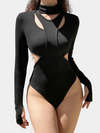 Cut Out Waist Bodysuit