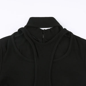 Cut Out Waist Bodysuit