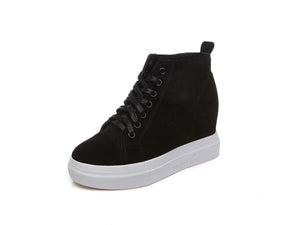 Cute New Black Platform Sneakers