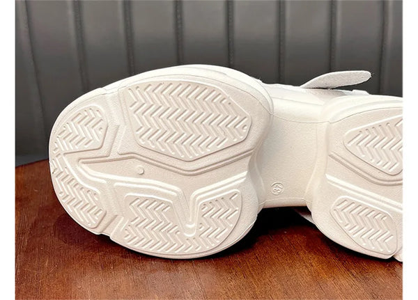 Cute White Platform Sneakers