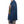 Y2K Dragon Long Sleeve Tee — Navy Blue — profile view with naturally concealed front print