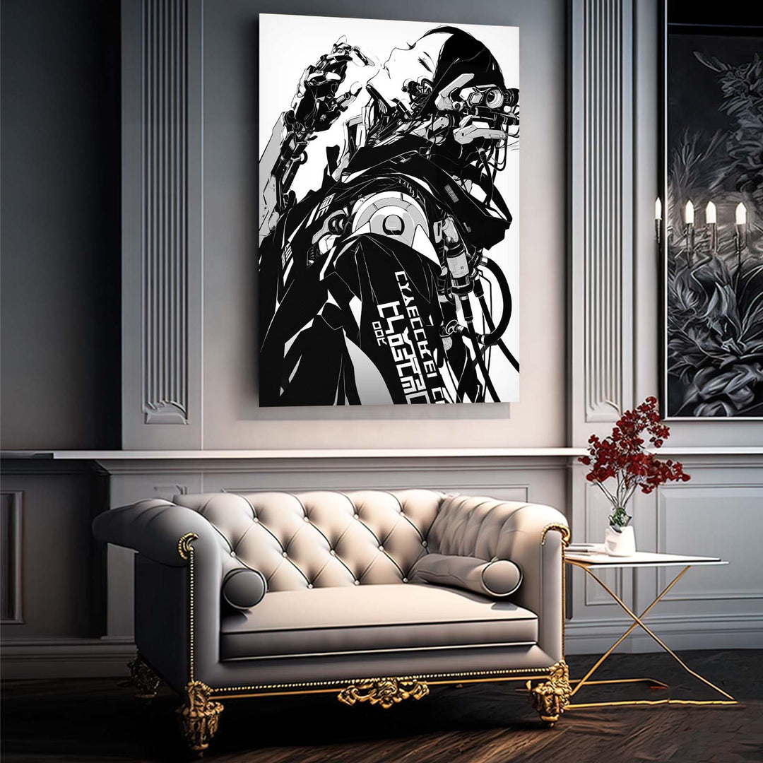 Loading image: Cyber Elegance Cyberpunk Art | CYBER TECHWEAR®
