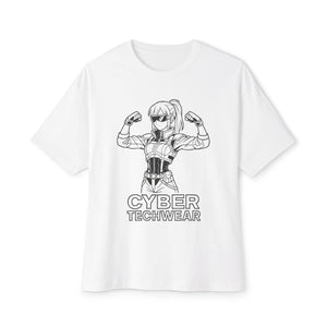 Cyber Gym Oversized TShirt White