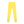 Back of the lemon yellow leggings laid flat, the small CYBER wordmark on the waistband