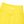 Close-up of the lemon yellow back waistband with the CYBER wordmark above the V seam