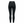 The black leggings shown from the back on a form, the V seam shaping the seat