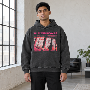 Y2K hoodie bez rāvējslēdzēja
