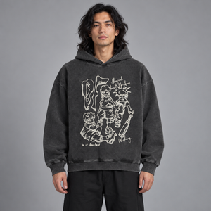 Grafiskie Y2K hoodie
