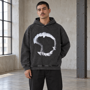 Y2K-hoodie herre