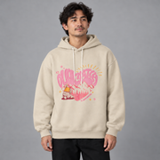 Hanorac Y2K din Fleece de Bumbac cu Inimă