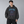 Vīriešu melni Y2K hoodie