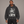 Hanorac streetwear Y2K negru decolorat