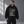 Y2K svart hoodie med sidelommer
