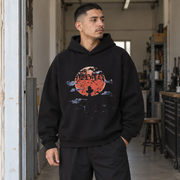 Y2K hoodie ar sānu kabatām