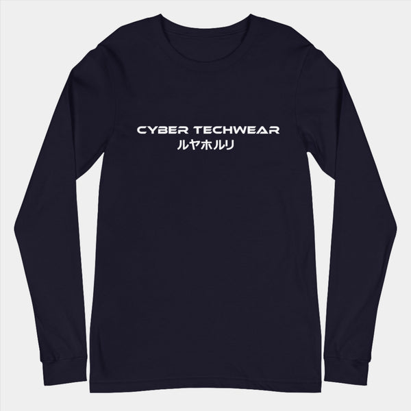 Cyber Long Sleeve Graphic Tees