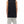 Back view on the model in the black muscle shirt, a small slit at each side of the hem