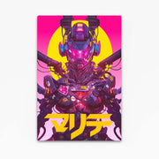 Cyber Oni Cyberpunk Art