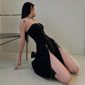 Cyber Techwear Goth Dress