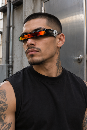 Okulary cyberpunk Laser Visor