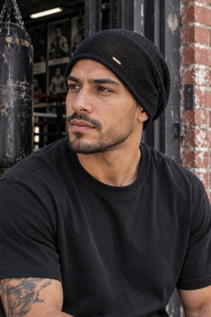 Gorro de Malla de Lino Transpirable