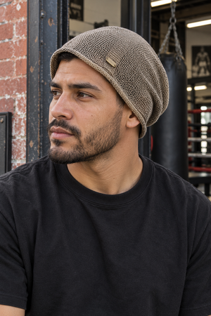 Gorro de Malla de Lino Transpirable