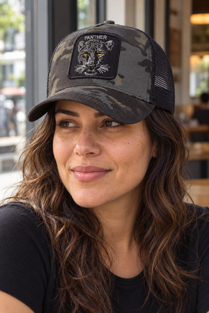 Casquette Trucker Écusson Panthère