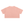 Back of the shrimp skin powder pink crop top laid flat, plain faded back with short sleeves and a round neck
