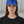 Kanji Mesh Trucker Hat – Blue – front view on model