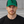 Kanji Mesh Trucker Hat – Green – front view on model