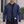 Reversible Patch Bomber Jacket – Navy Blue – Bomber – front view on model