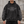 Dark Angel Y2K Hoodie – Black Gray Thorn Emblem – front view on model