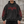 Dark Angel Y2K Hoodie – Black Red Tribal – front view on model