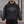 Tribal Emblem Y2K Hoodie – Black – front view on model