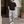 Label Patch Techwear Cargo Pants – Gray – front worn view